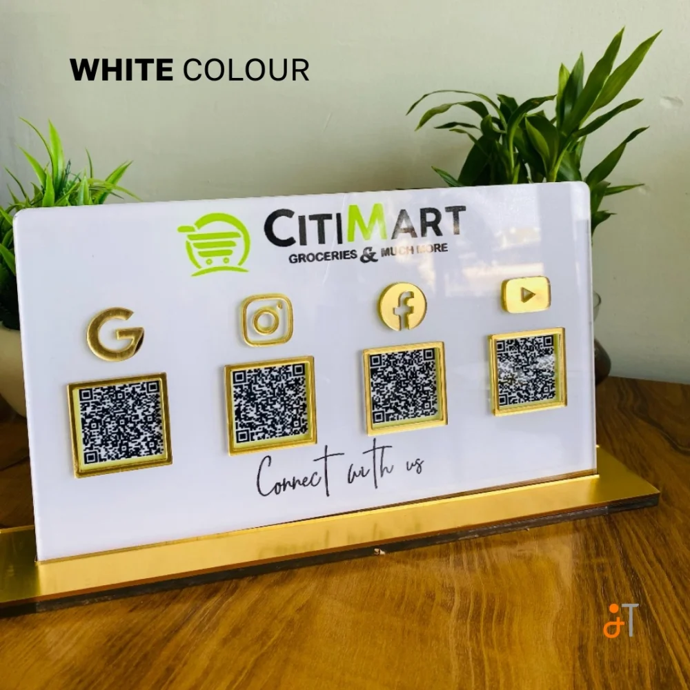 Buy White Standee