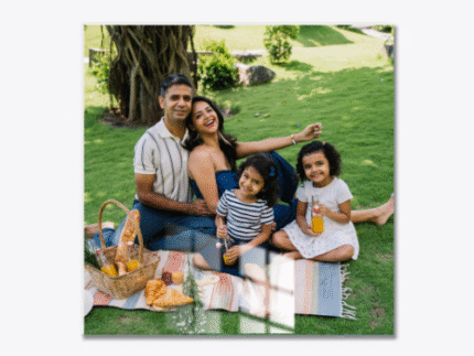 Square Acrylic Wall Photo Frame